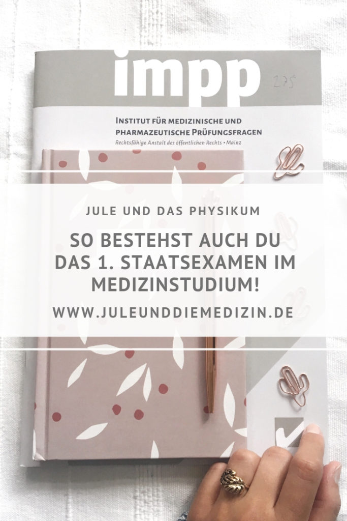 Jule und das Physikum - Medizinstudium, medical, medstudent, study, student, medicine